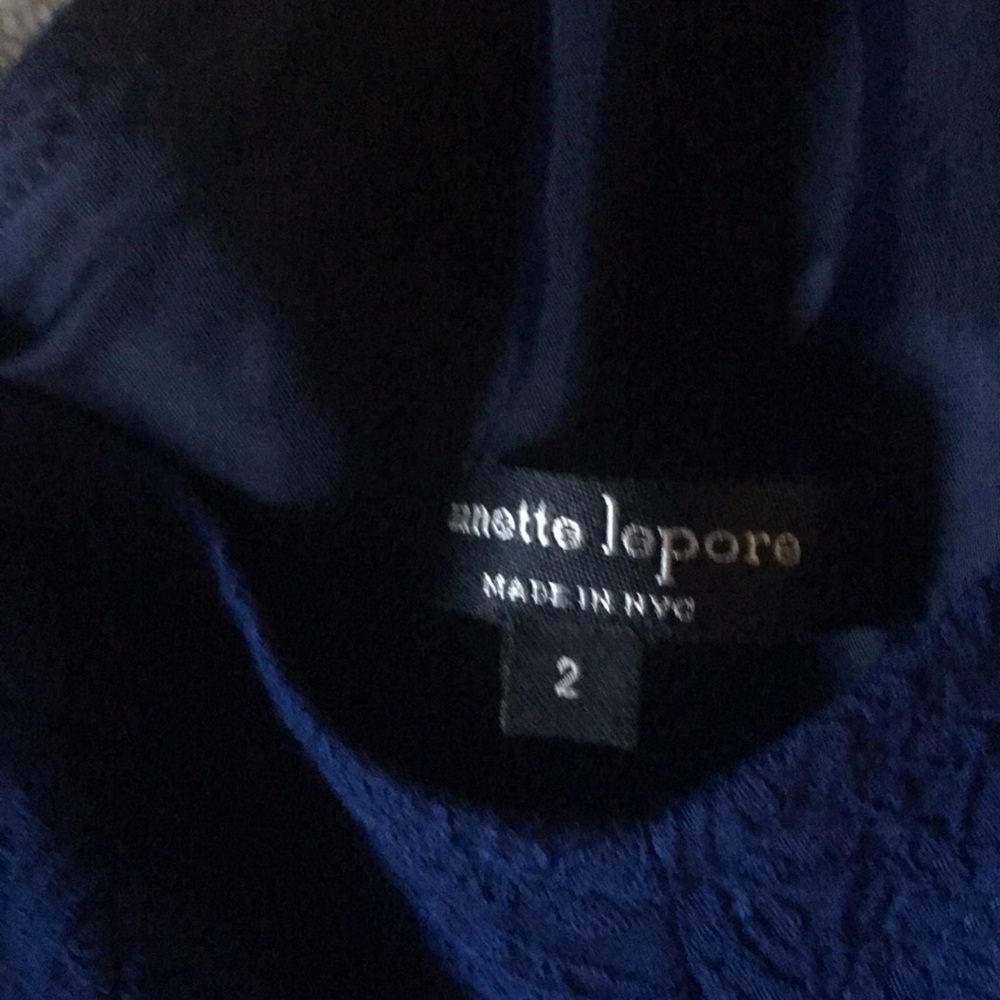 Nanette Lenore Blue Tank Dress Size 2